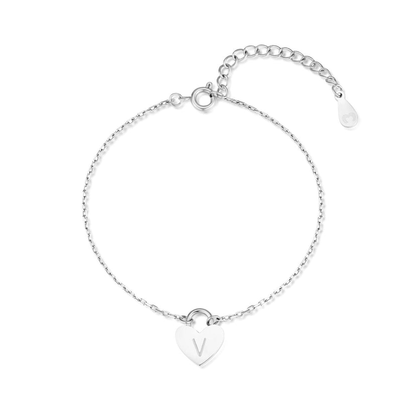 Bracelet "Initiale Cœur" - LaMaisonDesBijoux