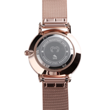 Montre "Marseille" ~ Rose Noire - LaMaisonDesBijoux